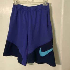 Blue Nike dri-fit shorts